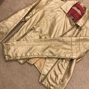Gold metallic jacket
